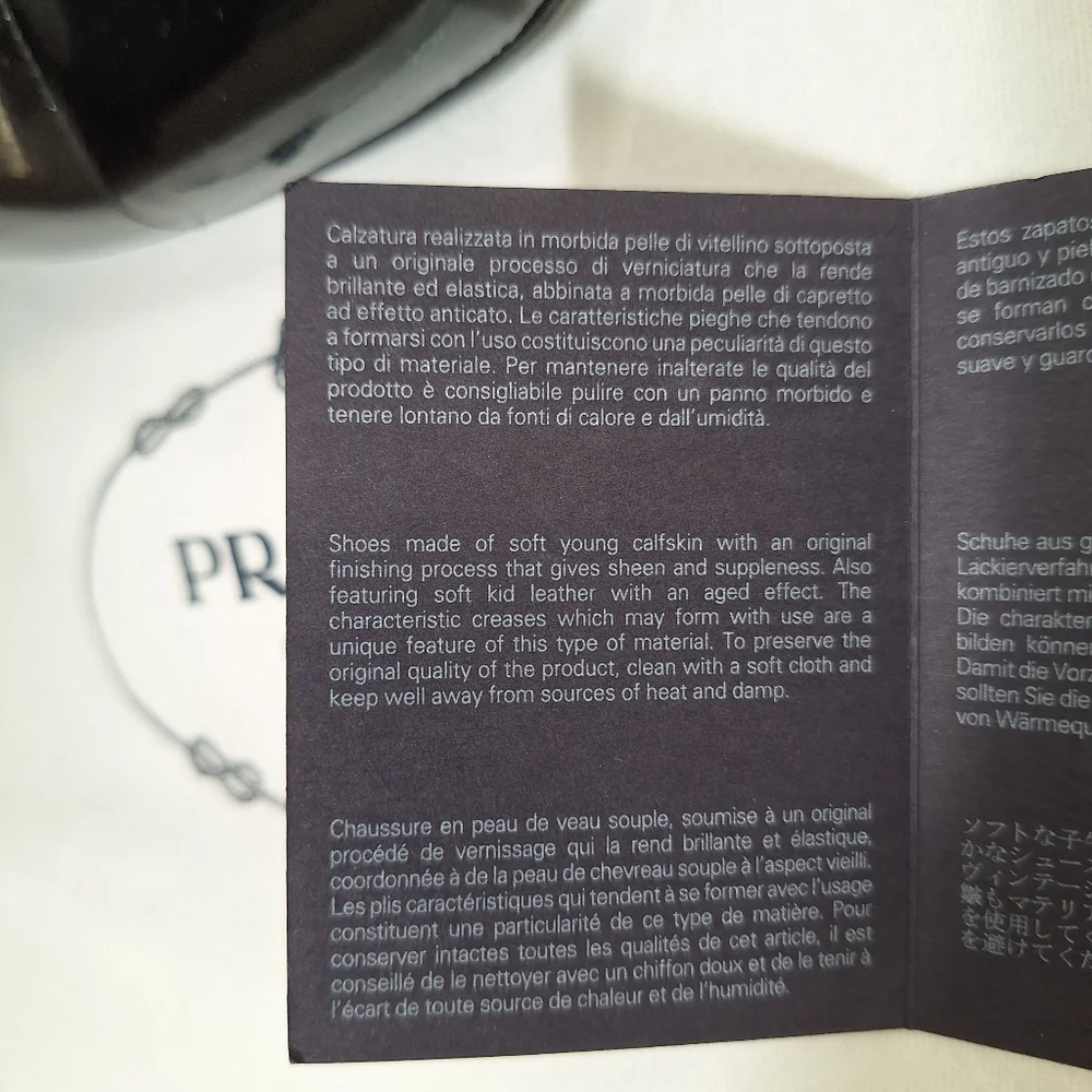 Vintage Prada Calfskin Leather Boots Two Tone Victorian Edwardian NEW Womens 6 - Picture 14 of 16